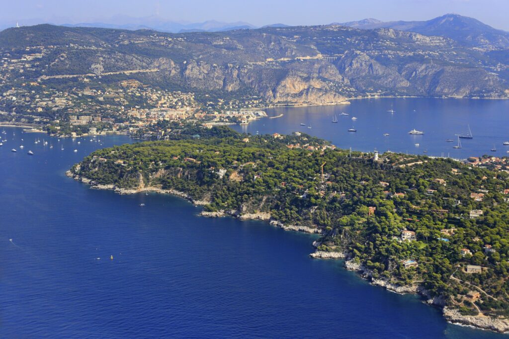 Panorama of Saint Jean Cape Ferrat, French Riviera, France